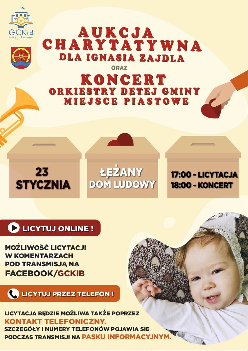 Aukcja charytatywna i koncert. Wszystko dla Ignasia