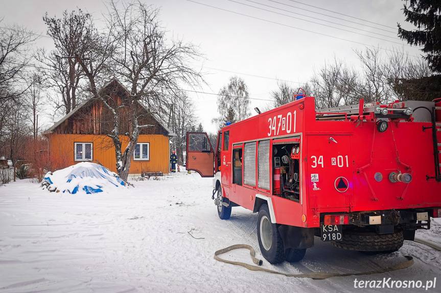 Bóbrka. Zwarcie instalacji przyczyną niewielkiego pożaru