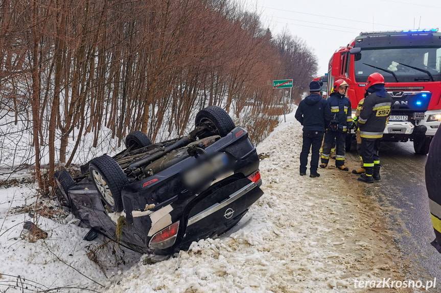 Dachowanie opla w Lubatówce