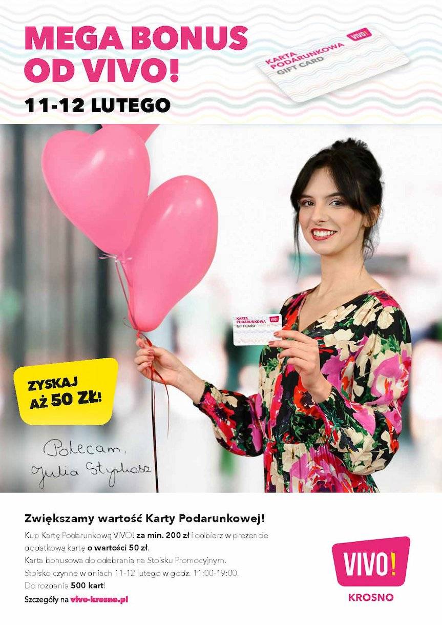 Walentynkowy Mega Bonus wraca do VIVO!
