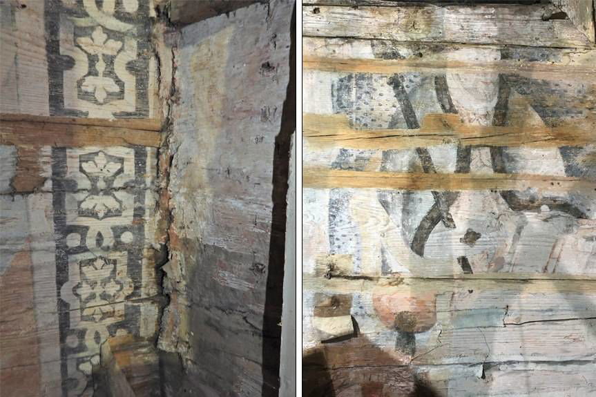 Prace konserwatorskie w kościele w Rogach