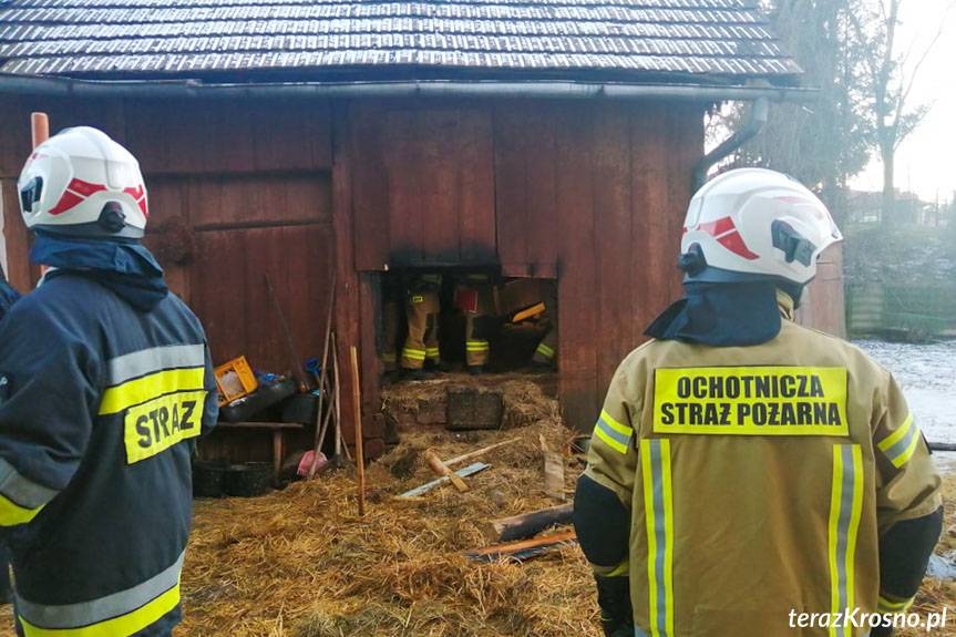 Popołudniowa akcja strażaków w Haczowie