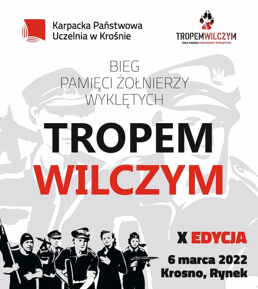 Bieg Pamięci Żołnierzy Wyklętych "Tropem Wilczym" w Krośnie. Trwają zapisy
