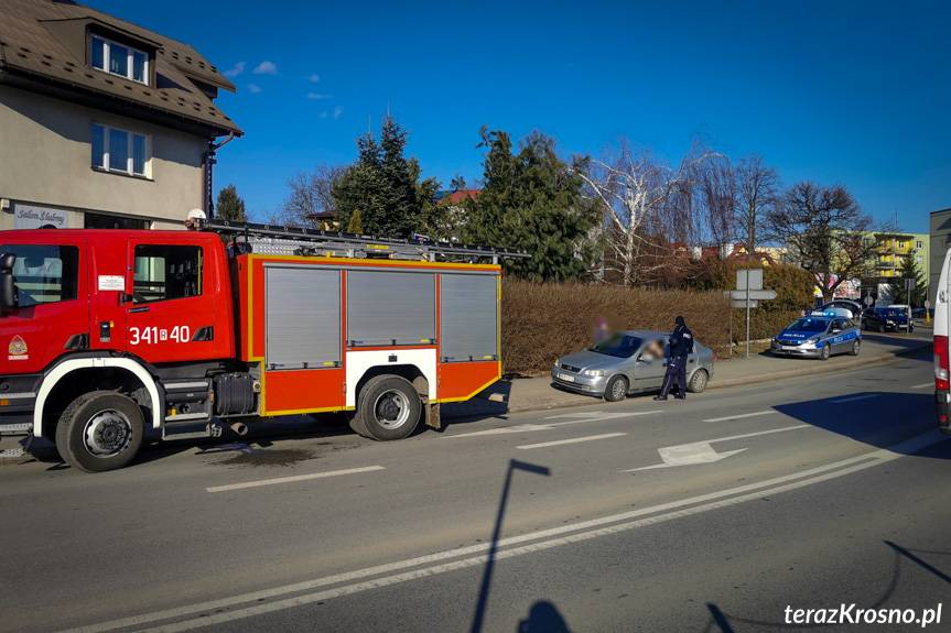 Potrącenie pieszej w Krośnie