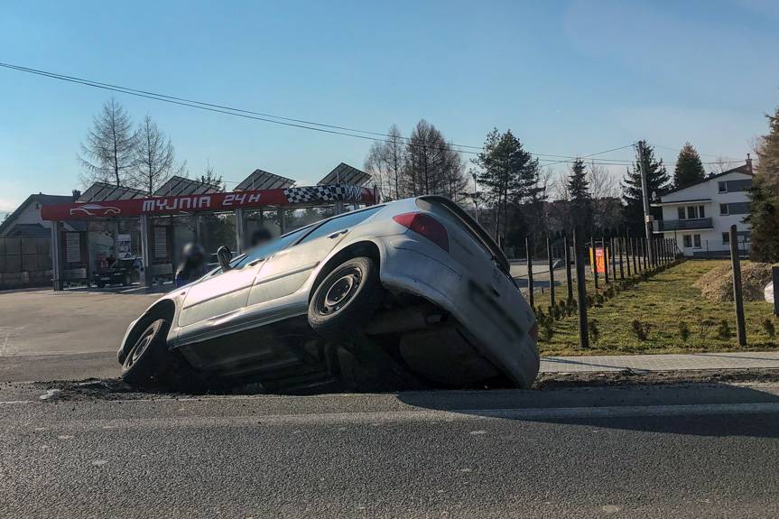 Uderzył w przepust