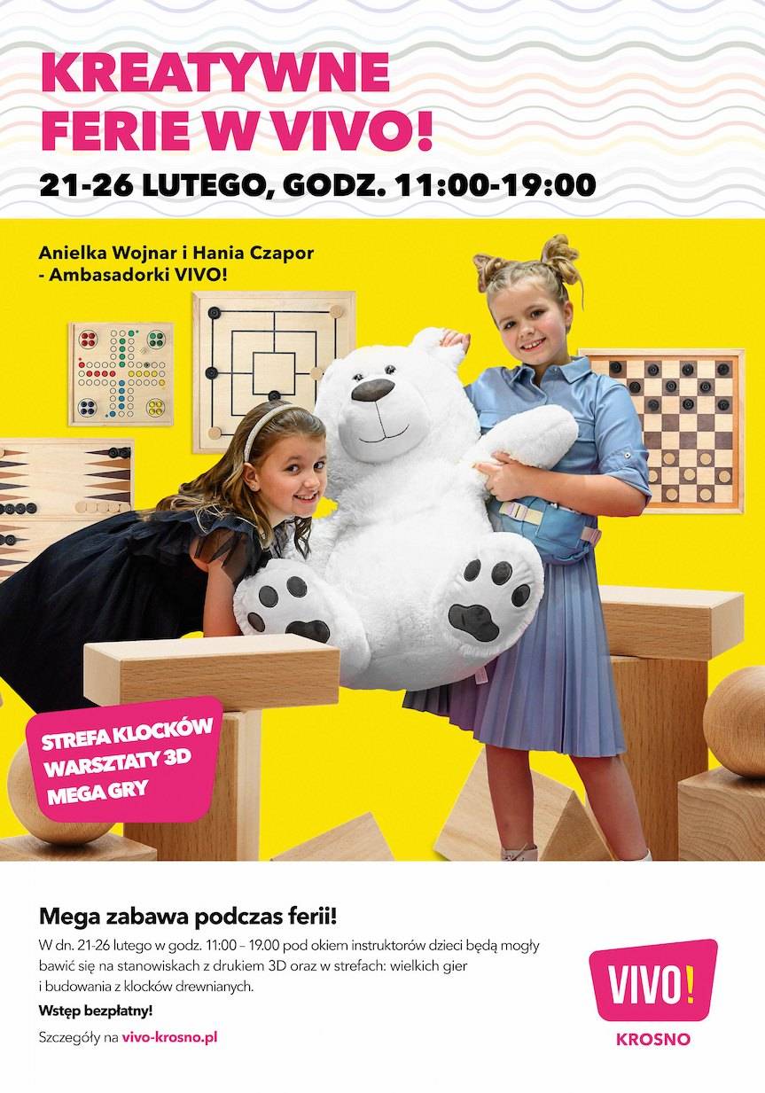 Kreatywne ferie w VIVO! Krosno