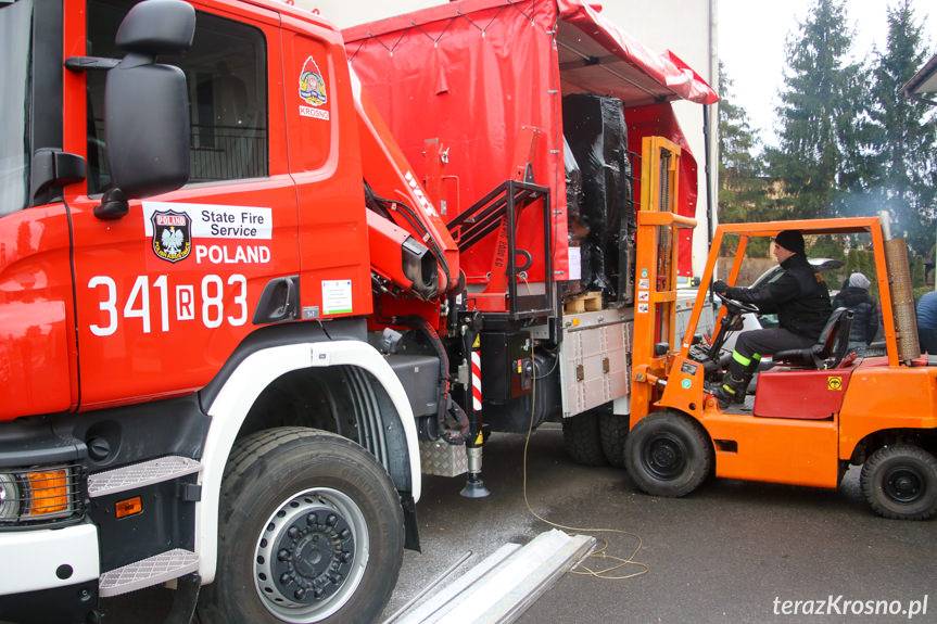 Strażacy z Krosna i powiatu strażakom z Ukrainy