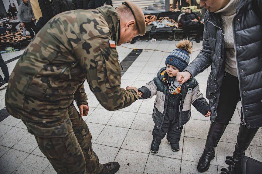 Terytorialsi pomagają uchodźcom z Ukrainy