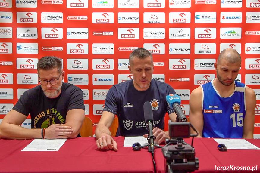 Wypowiedzi po meczu Miasto Szkła Krosno - MKKS Żak Koszalin 64:82