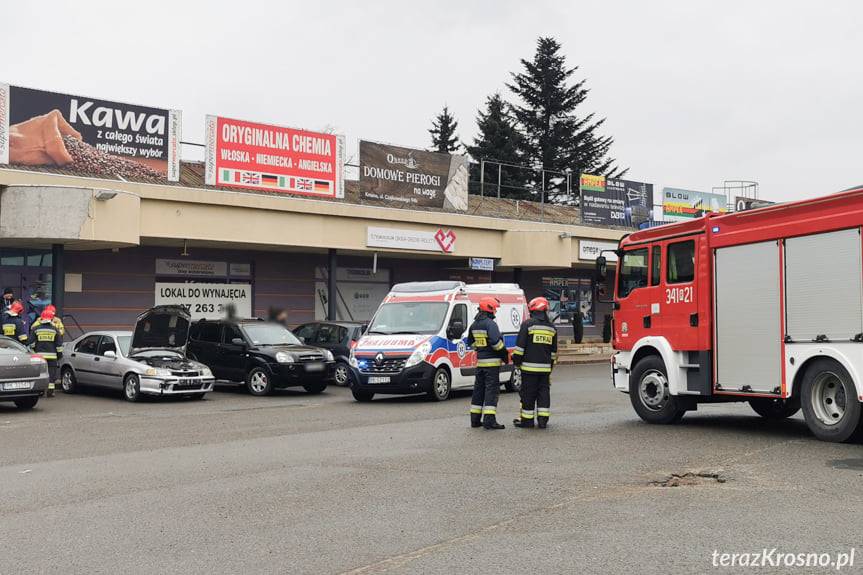 Zderzenie hondy i hyundaia na Czajkowskiego