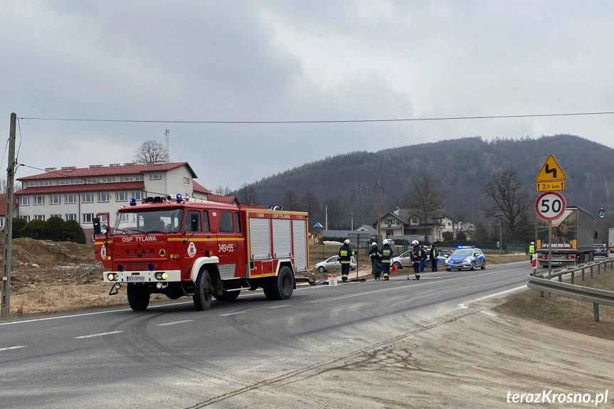Zderzenie na DK19 w Tylawie