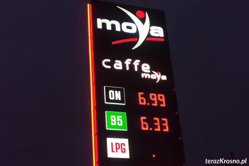 Ceny paliw w Krośnie ostro w górę. Padają kolejne rekordy