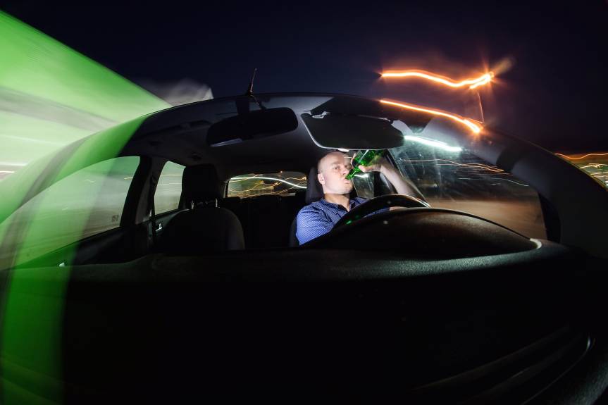 Pijany kierowca z Krosna uciekał skradzionym samochodem przez dwa powiaty