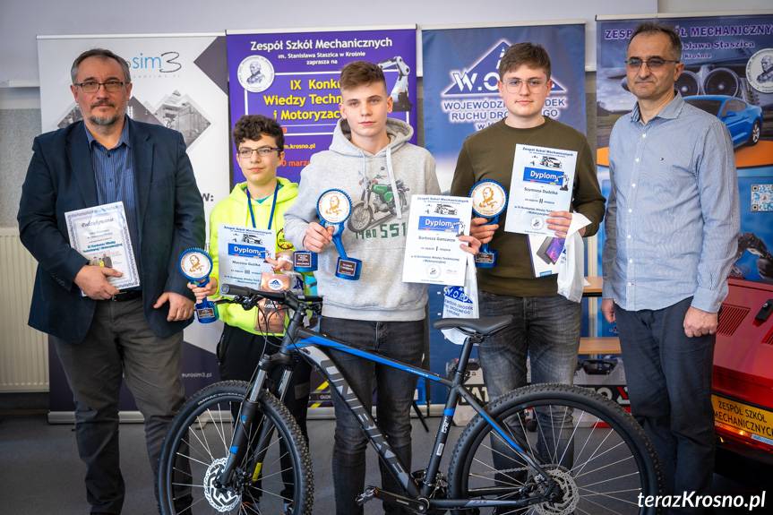 Konkurs Wiedzy Technicznej i Motoryzacyjnej w Krośnie