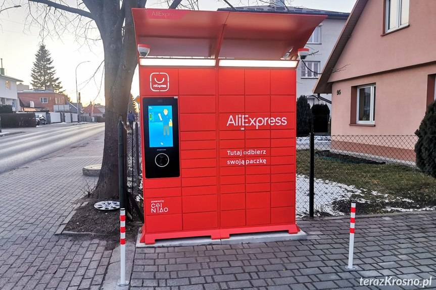 Automat do odbioru paczek z AliExpress w Krośnie