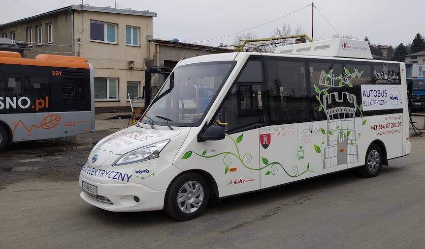 MKS Krosno testuje elektrycznego nissana