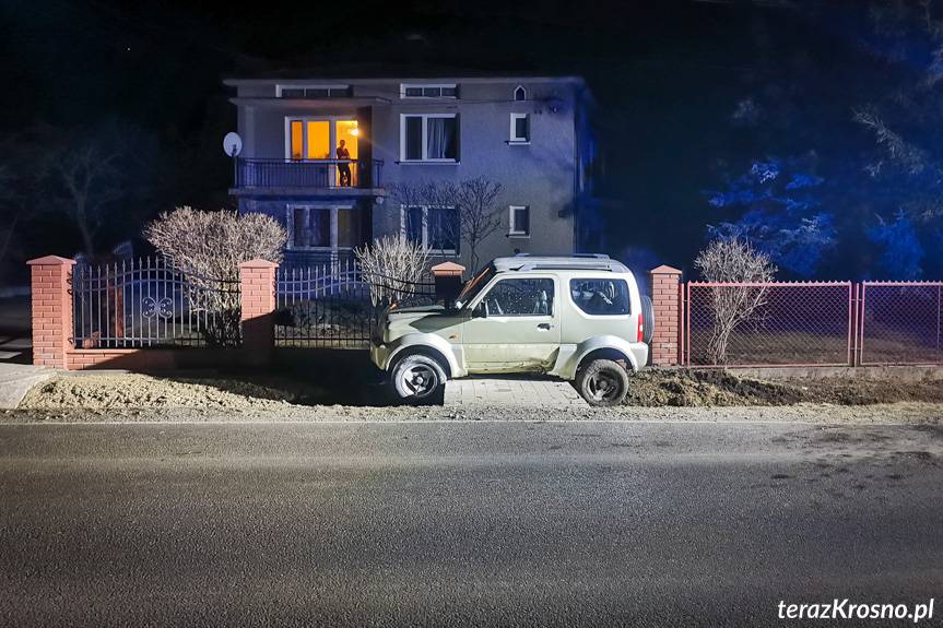 Niecodzienna kolizja w Zręcinie