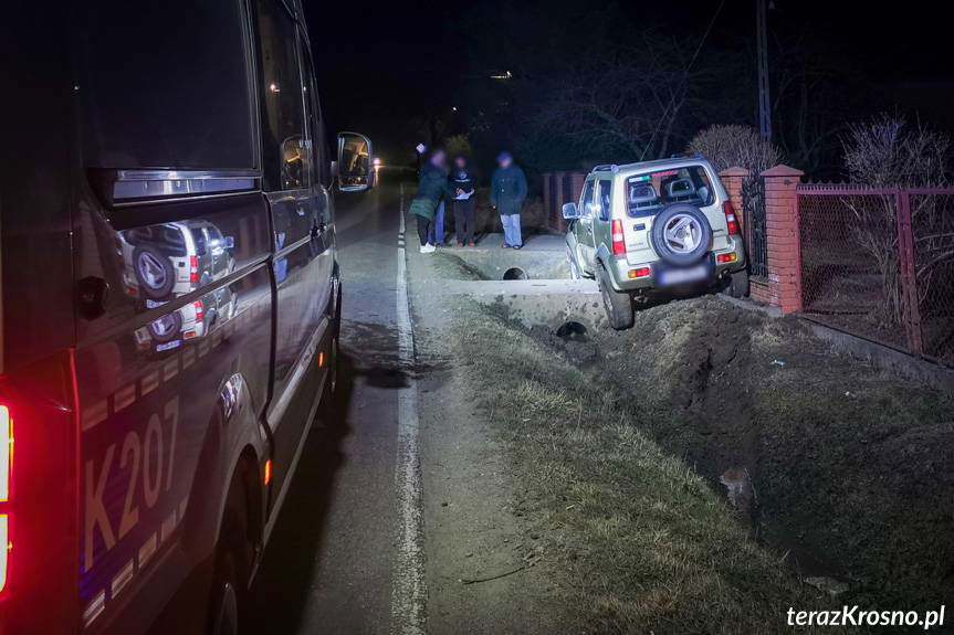 Niecodzienna kolizja w Zręcinie