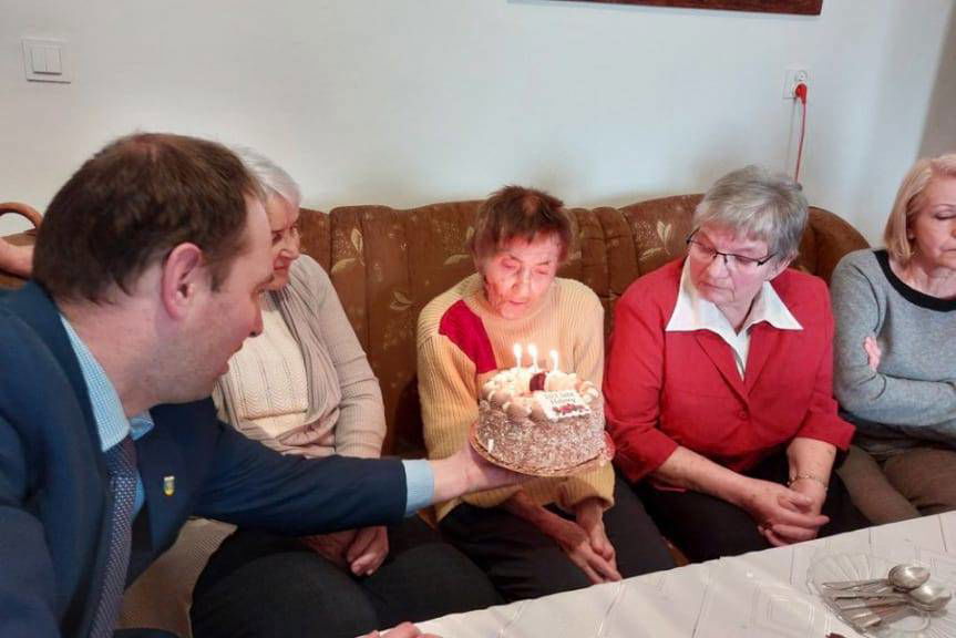 103 urodziny świętowała Pani Helena z Ustrobnej