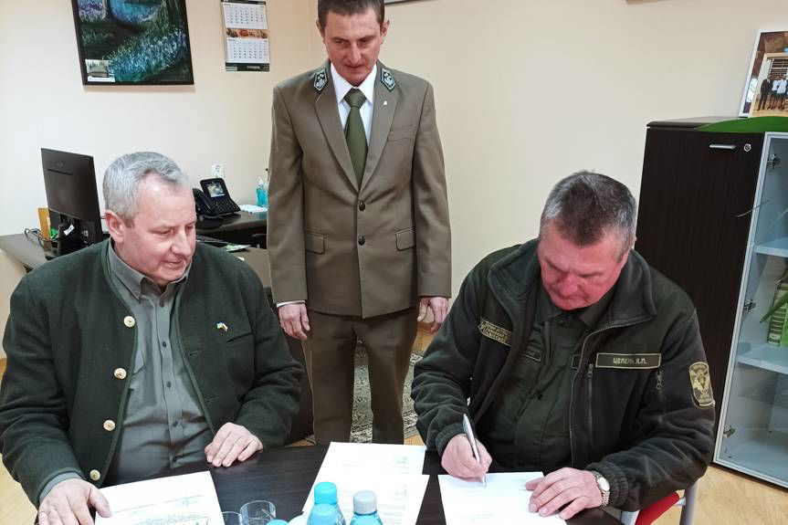 Leśnicy wsparli swoich ukraińskich kolegów