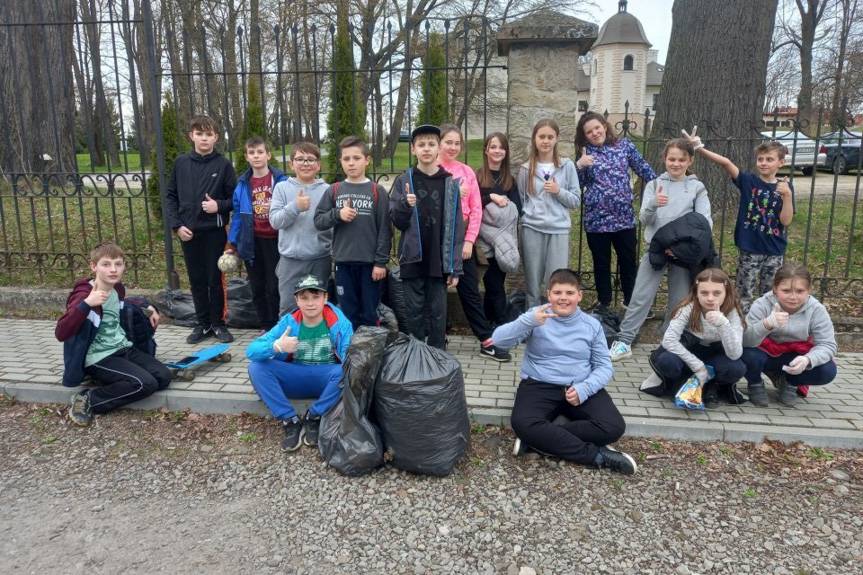 Wspólnie sprzątali gminę Korczyna