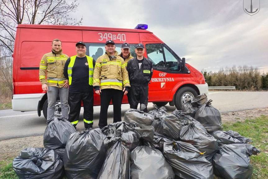 Wspólnie sprzątali gminę Korczyna