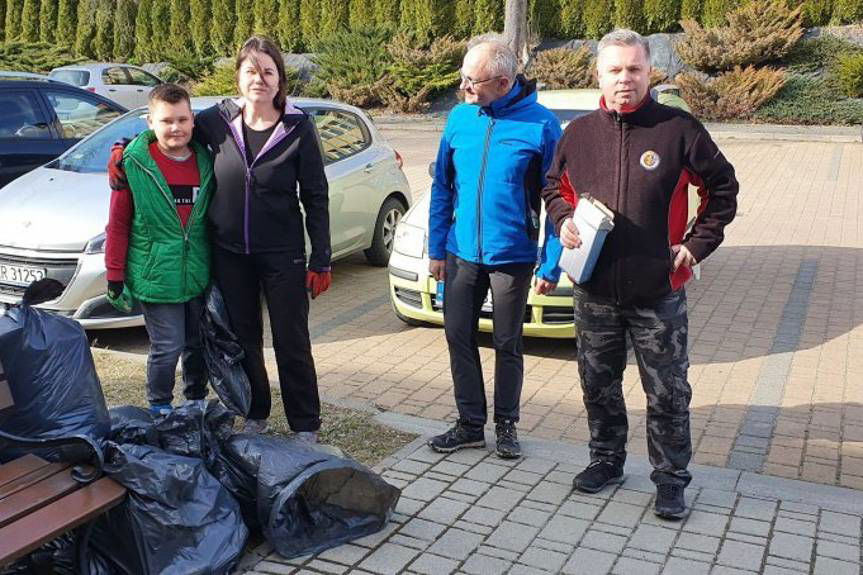 Wspólnie sprzątali gminę Korczyna