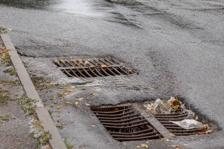 Utrudnienia na Okrzei w Krośnie