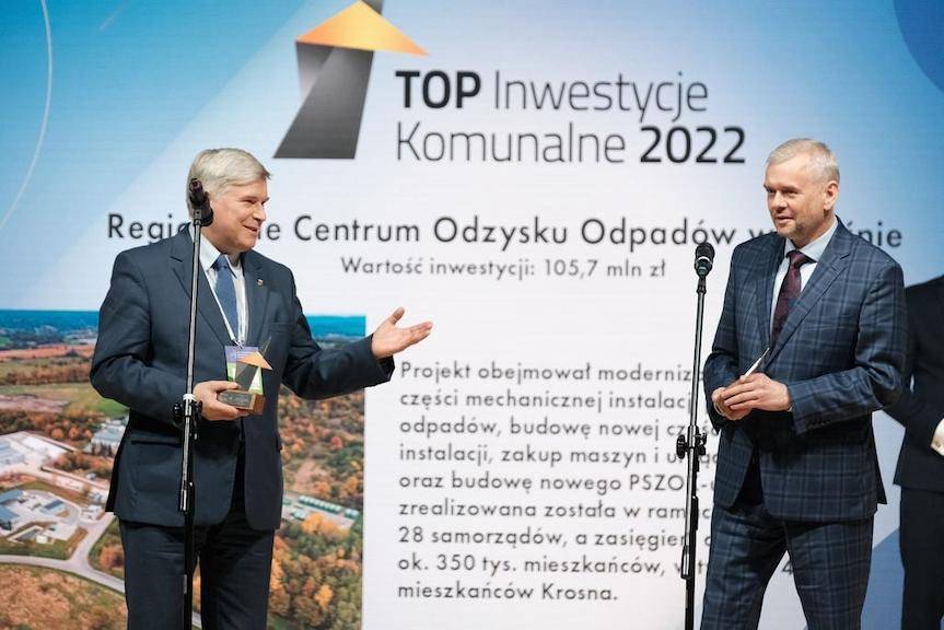 Krosno laureatem konkursu Top Inwestycje Komunalne 2022