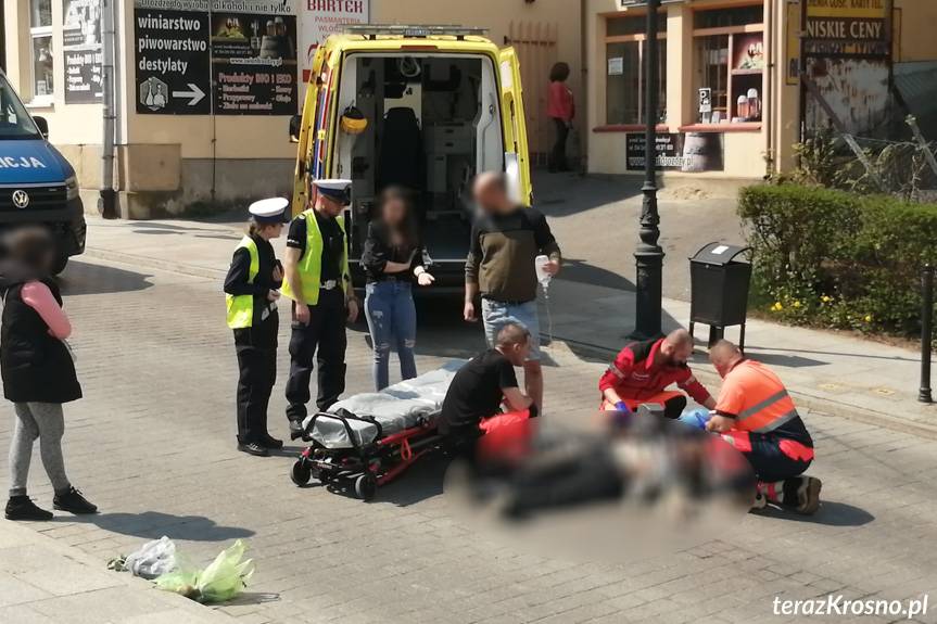 Dramat na ulicy w Krośnie