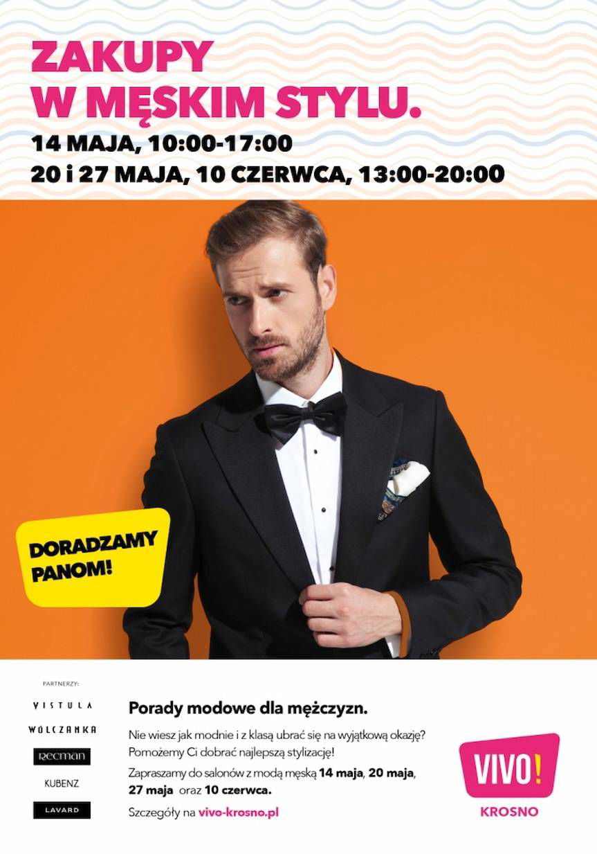 "Zakupy w Męskim Stylu" ponownie zawitają do VIVO! Krosno