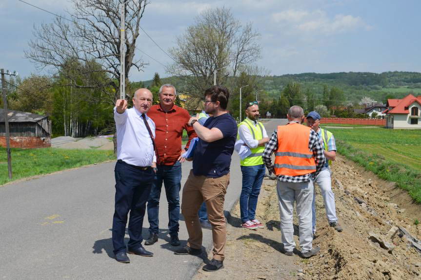 Przebudowa drogi Iwla - Polany - Huta Polańska