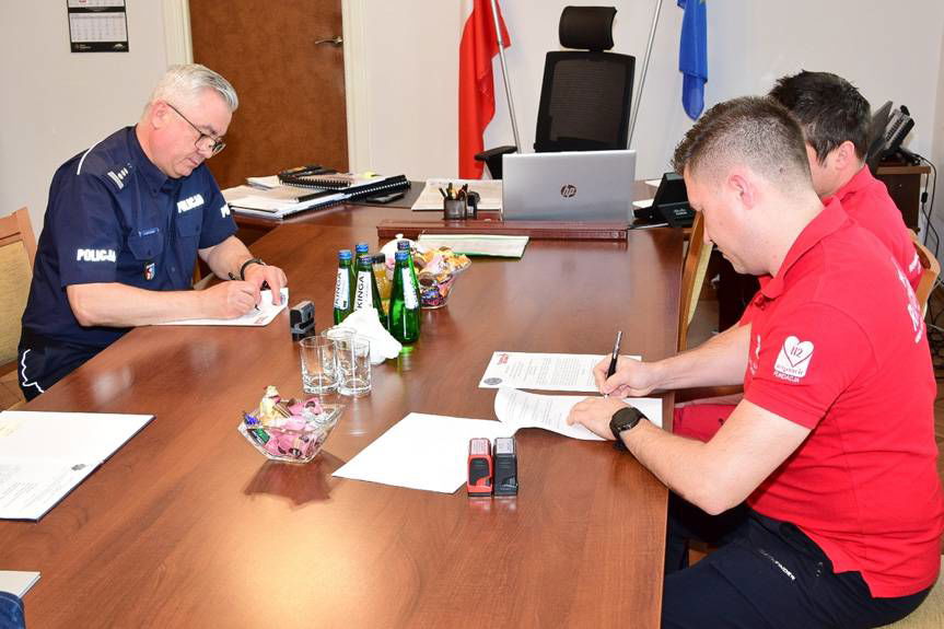 Policja i Grupa Ratowniczo-Poszukiwawcza "Legion Gerarda" podpisali porozumienie