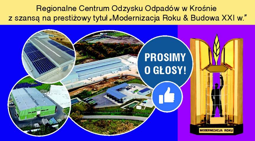 Zagłosuj na inwestycję Krośnieńskiego Holdingu Komunalnego. Masz czas tylko do jutra