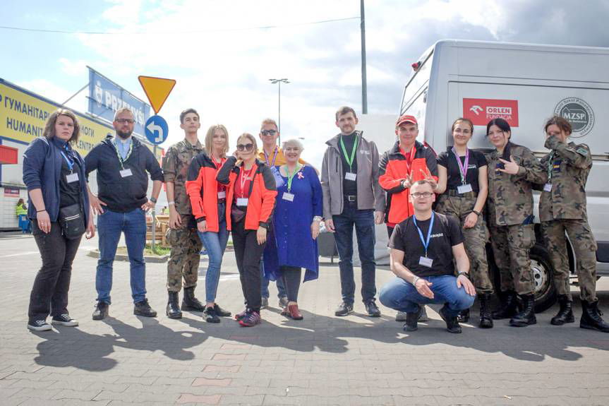 Młodzież z Miejsca Piastowego Ukrainie