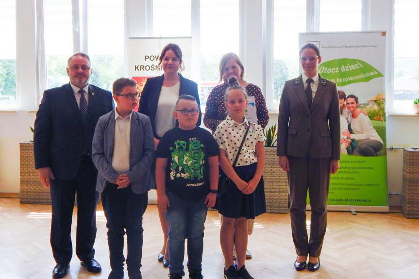 Podsumowanie konkursu KRUS w Zespole Szkół w Iwoniczu