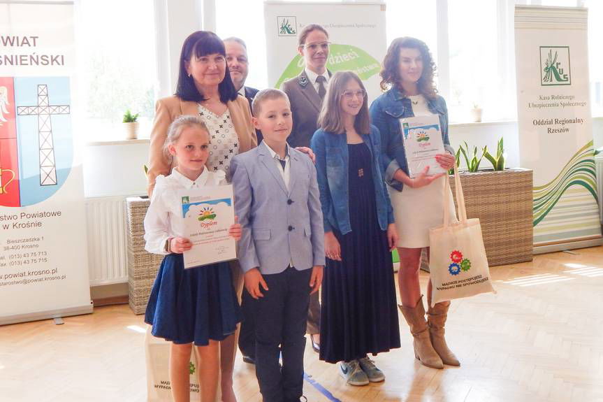 Podsumowanie konkursu KRUS w Zespole Szkół w Iwoniczu