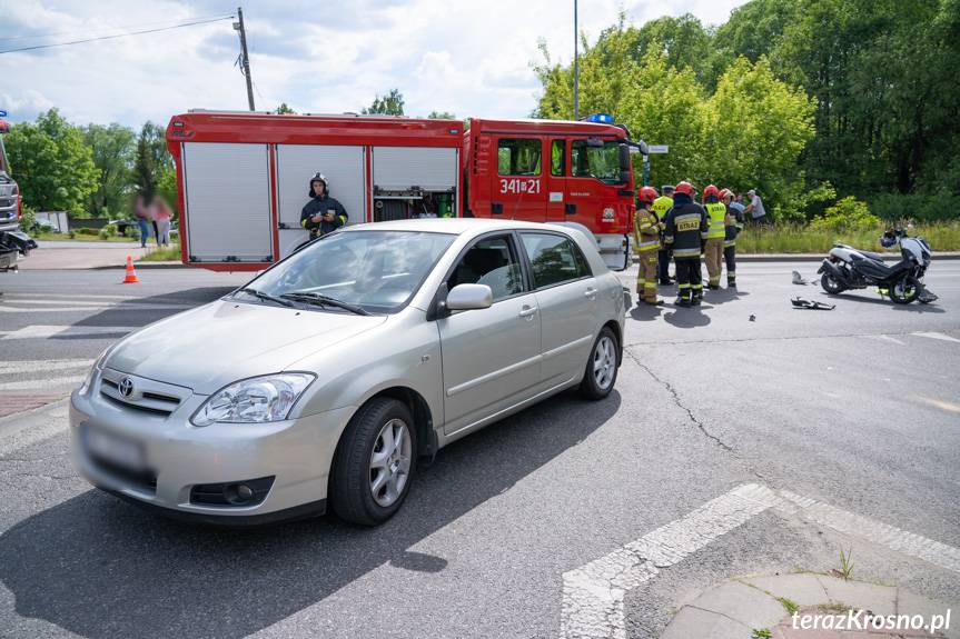Wypadek na skrzyżowaniu Konopnickiej i Krakowskiej