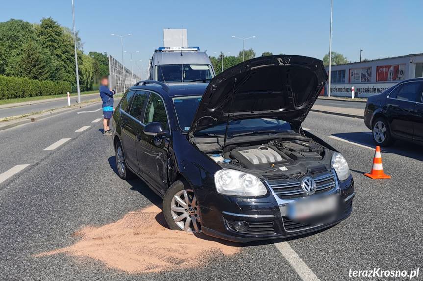 Zderzenie trzech pojazdów na Podkarpackiej