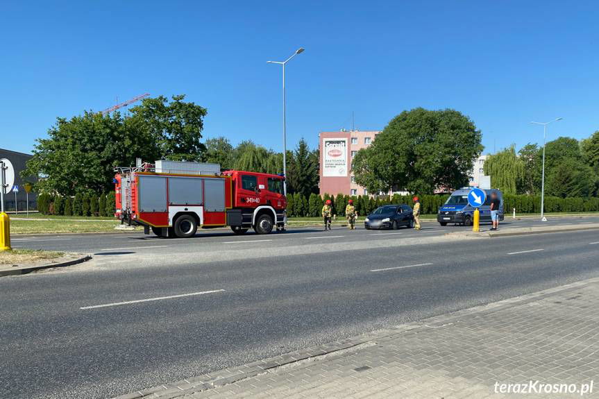 Zderzenie trzech pojazdów na Podkarpackiej