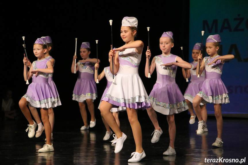 Mażoretki wystąpiły w Krośnie