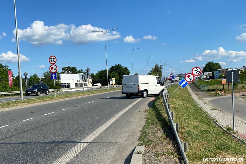 Kolizja w wyniku zajechania drogi