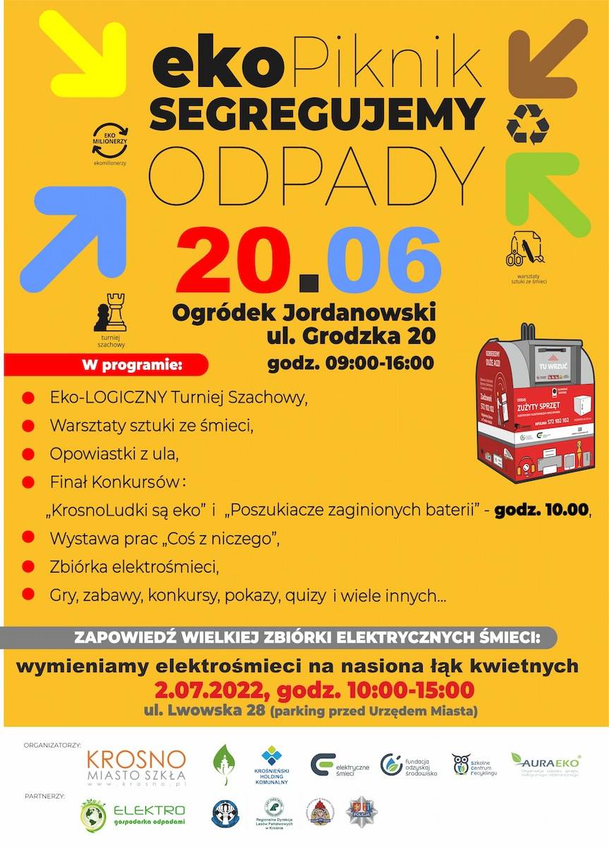 Piknik ekologiczny w Ogródku Jordanowskim - zaproszenie