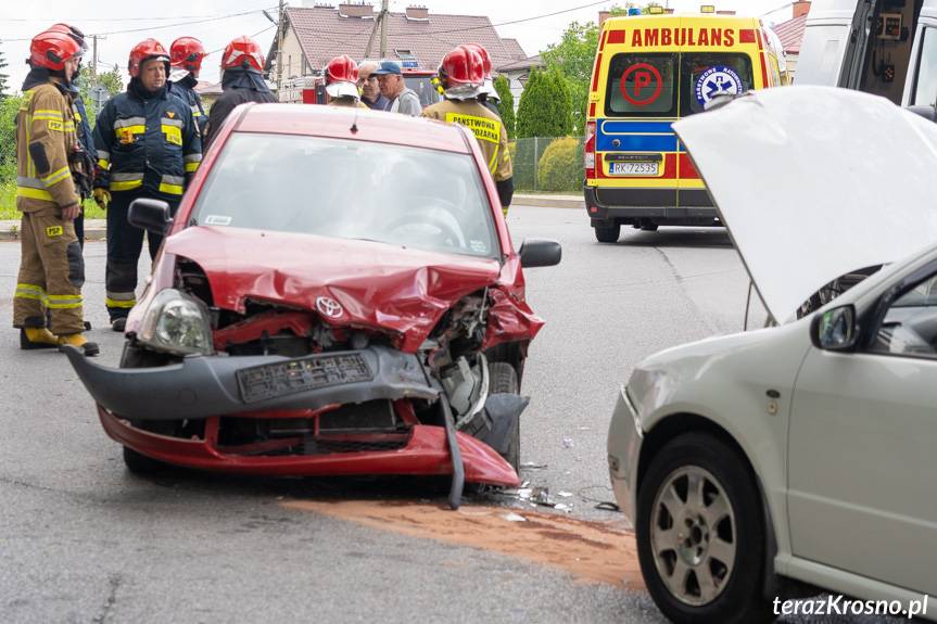Zderzenie na skrzyżowaniu w Targowiskach
