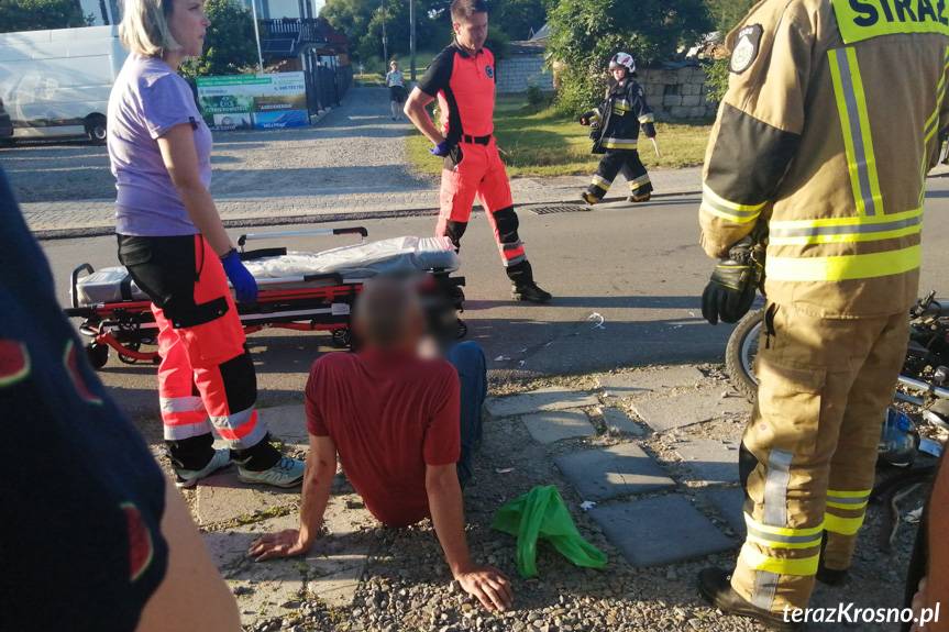 Kierowca simsona poszkodowany