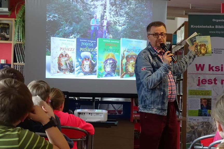 Pisanie jest przygodą… czyli Marcin Kozioł na spotkaniu z młodymi czytelnikami