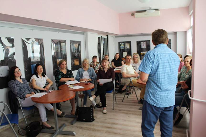 Warsztaty dla bibliotekarzy w Krośnieńskiej Bibliotece Publicznej