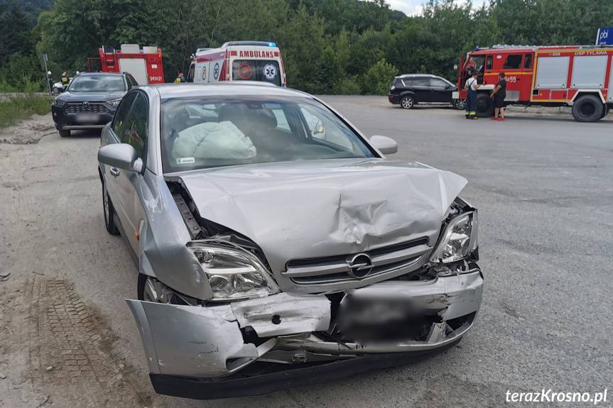 Zderzenie trzech samochodów w Lipowicy