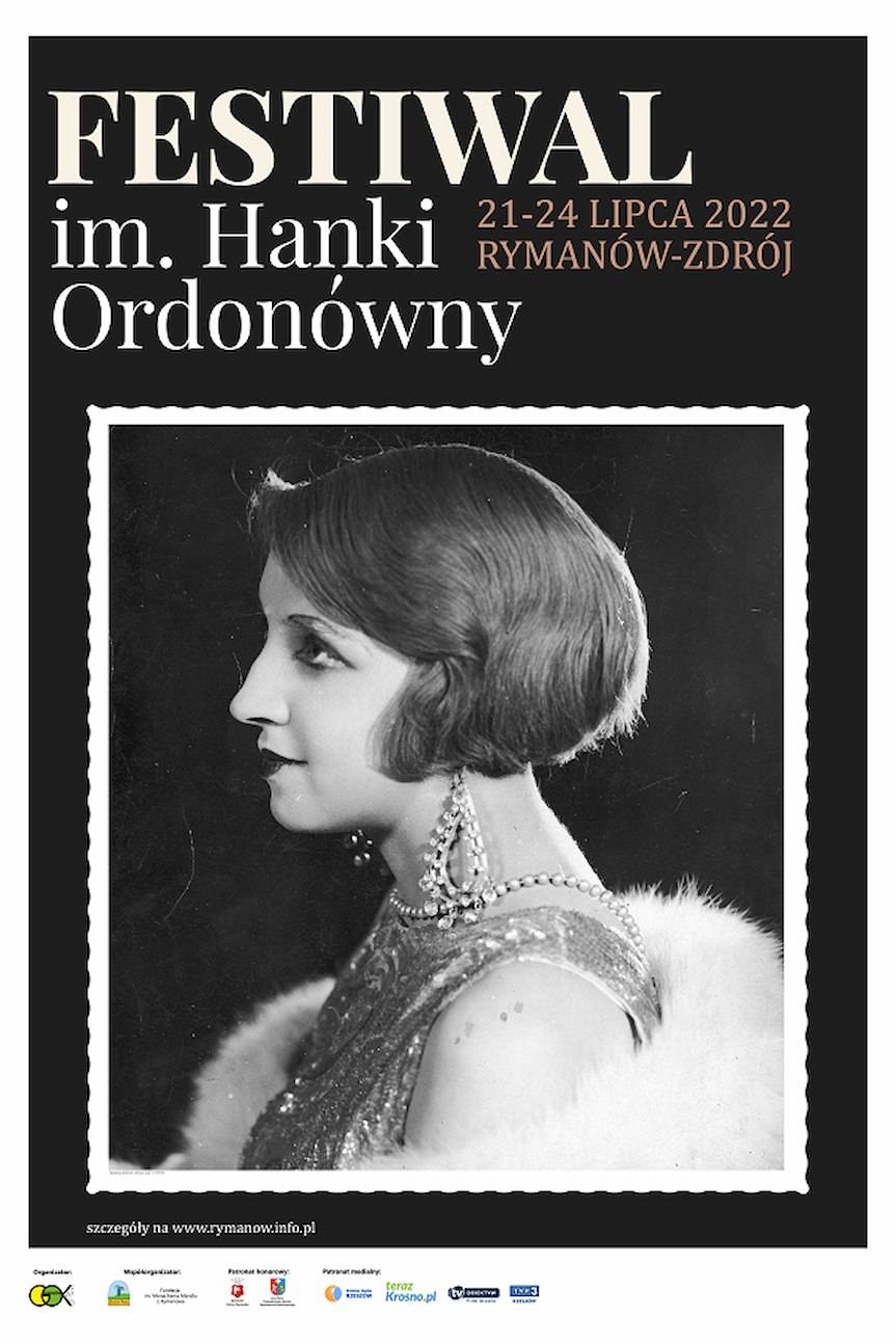 Festiwal im. Hanki Ordonówny w Rymanowie-Zdroju - zaproszenie