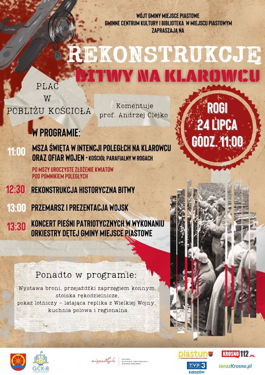 Rekonstrukcja Bitwy na Klarowcu już w niedzielę